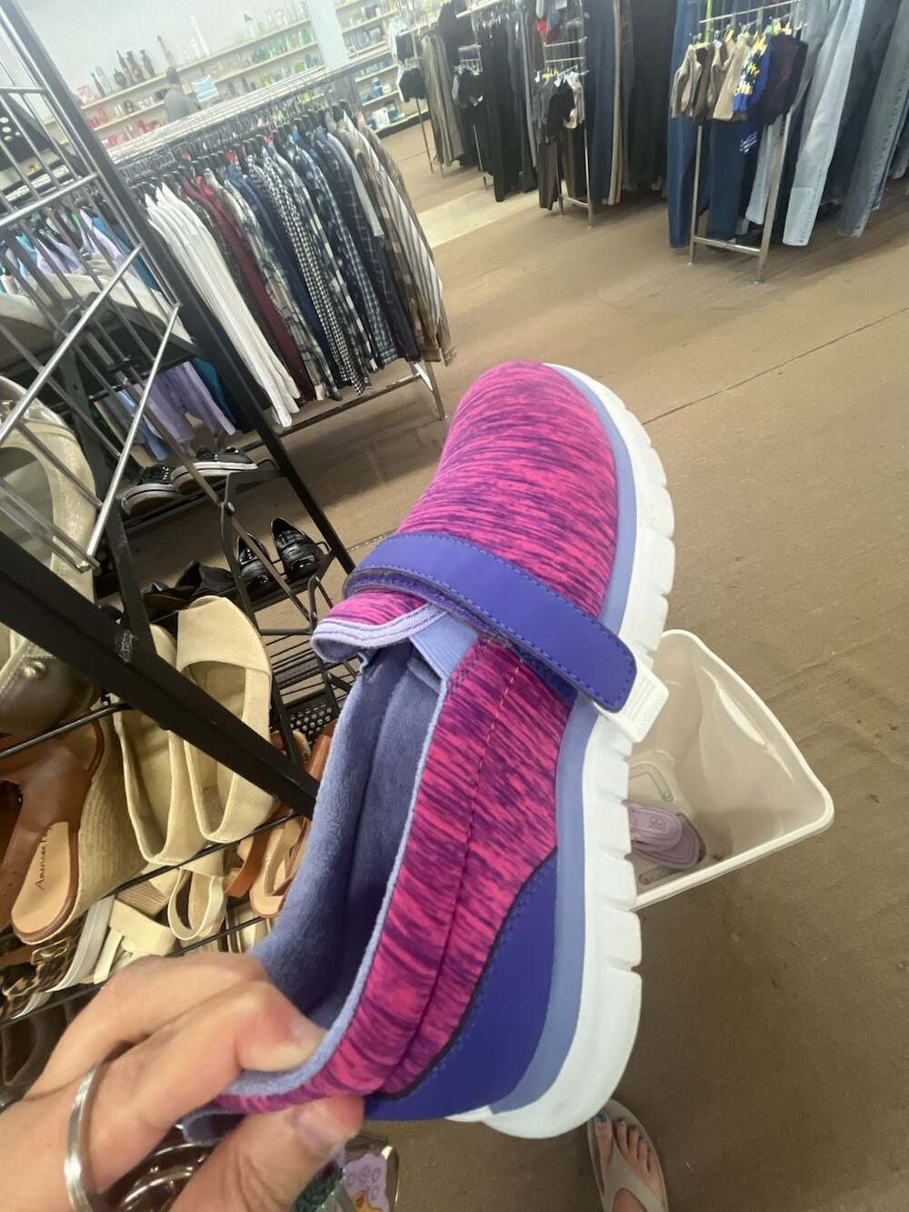Anodyne No. 11 Women's Sport Trainer Purple/Pink Stretch Walking Shoes